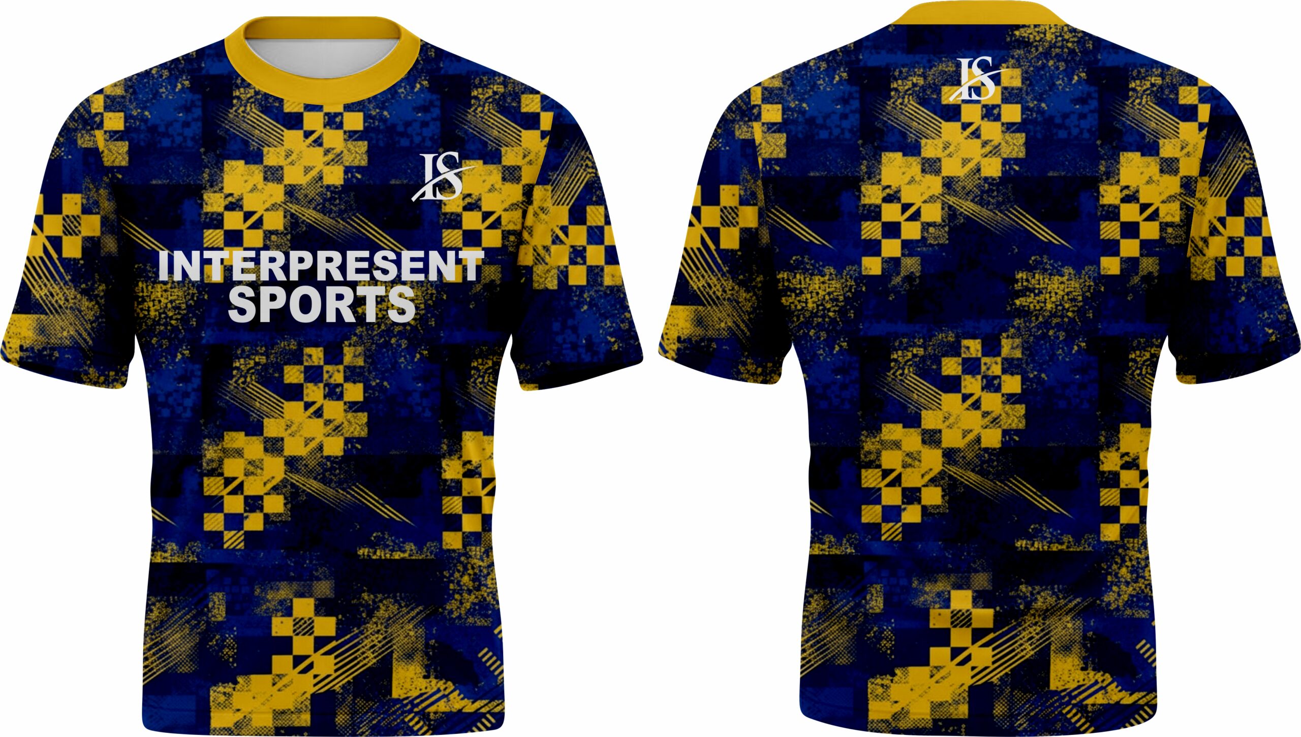 Blue & Yellow Sublimation T-Shirt