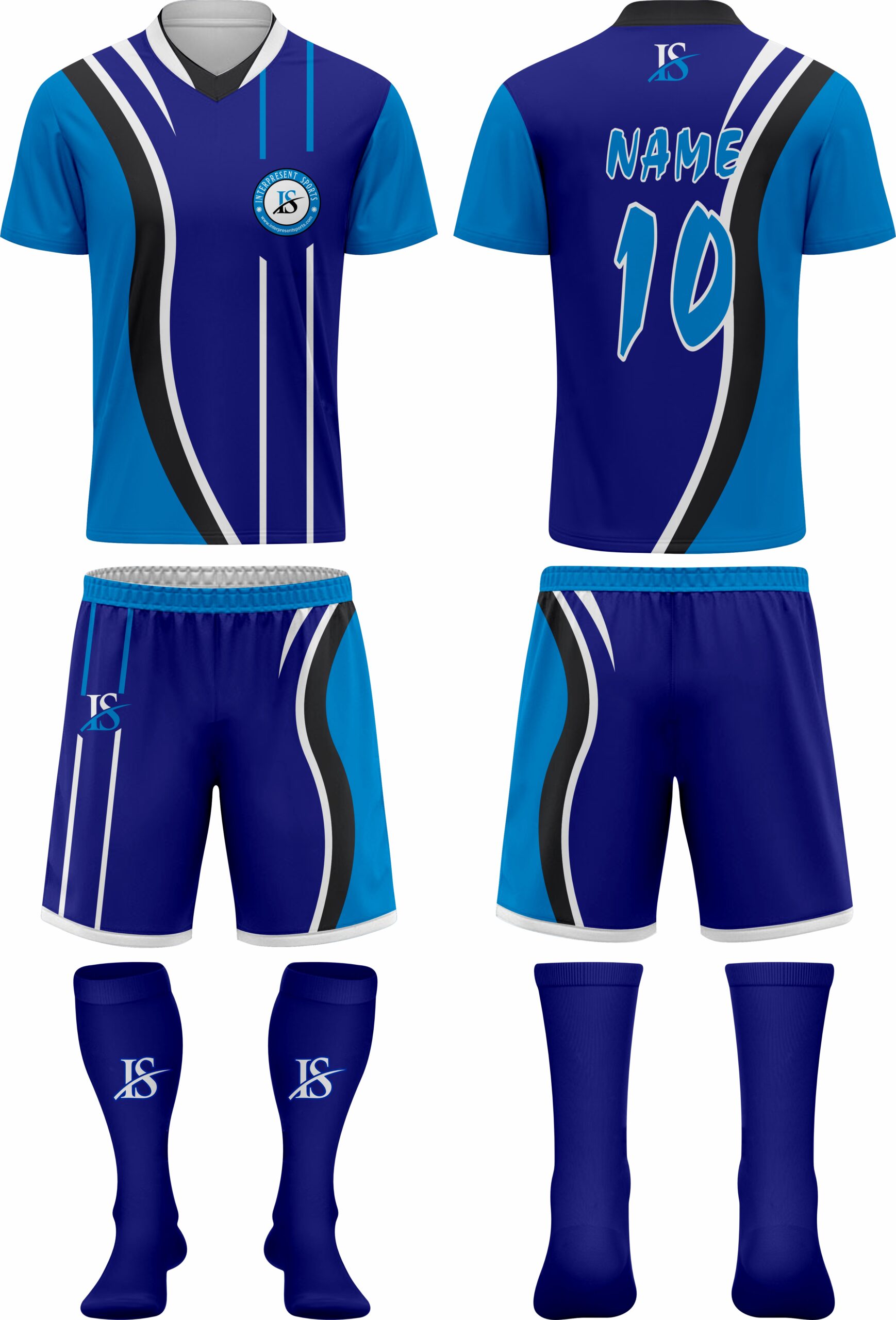 Blue Soccer Uniform