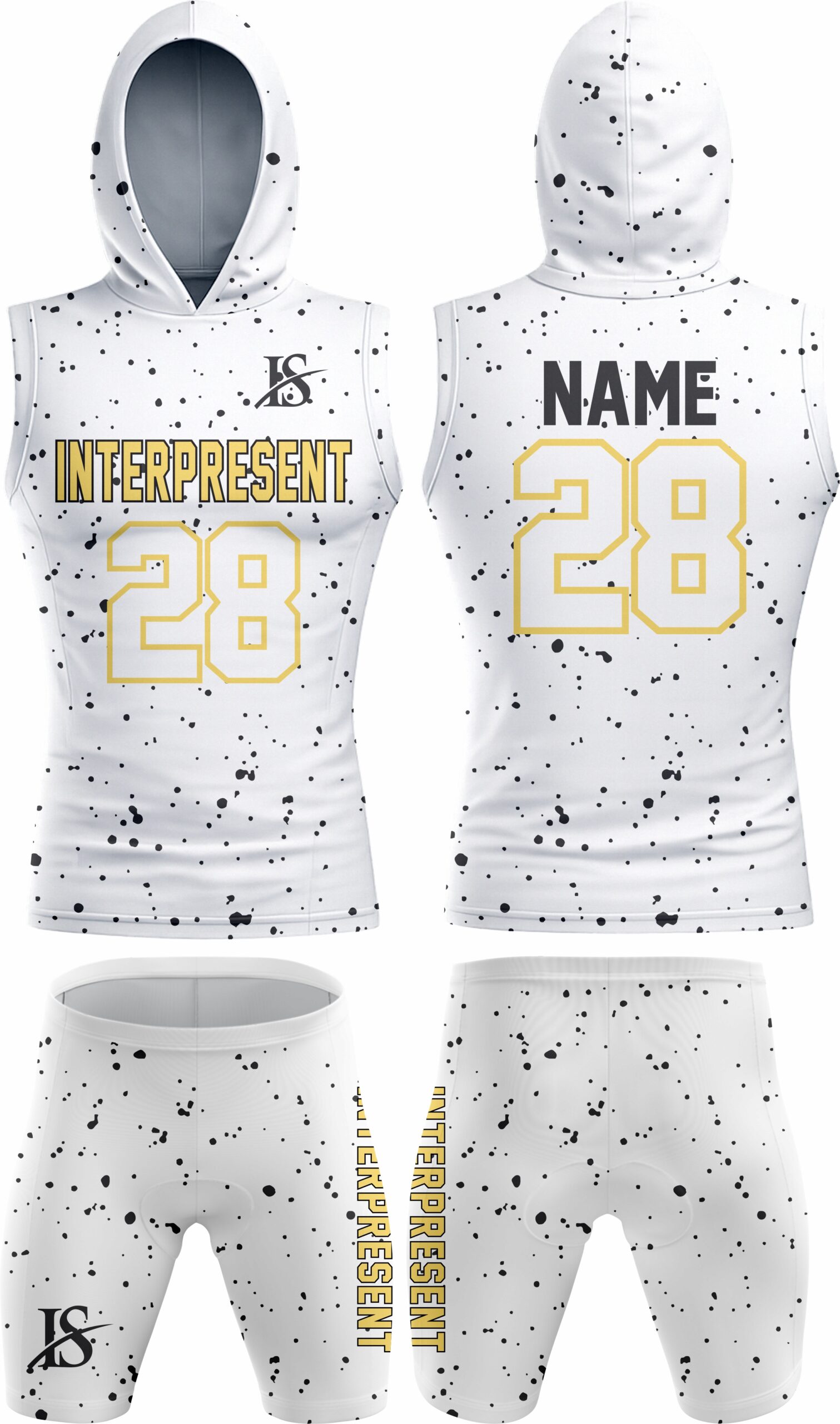 Dotted White 7v7 Uniform