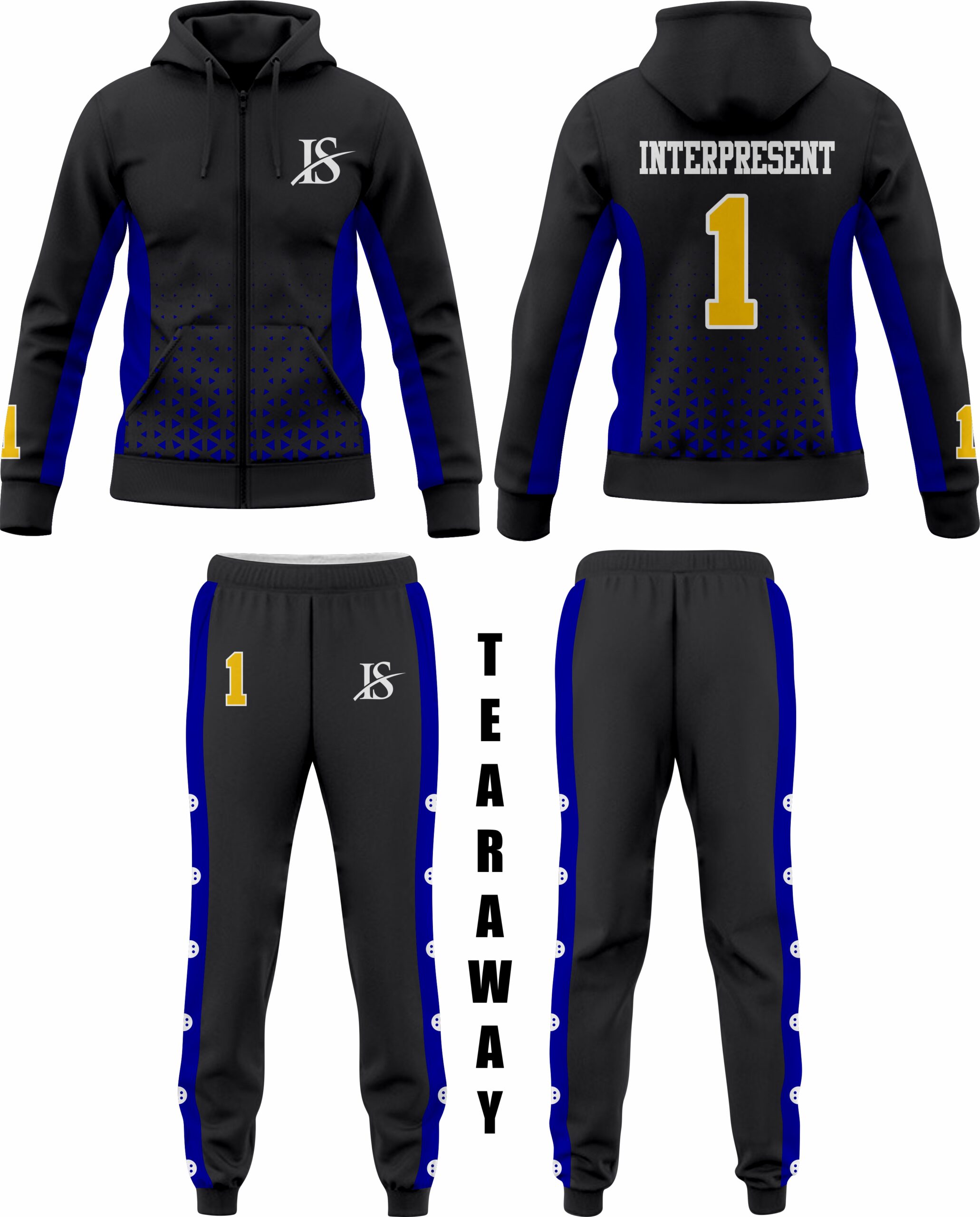 Blue & Black Tracksuit