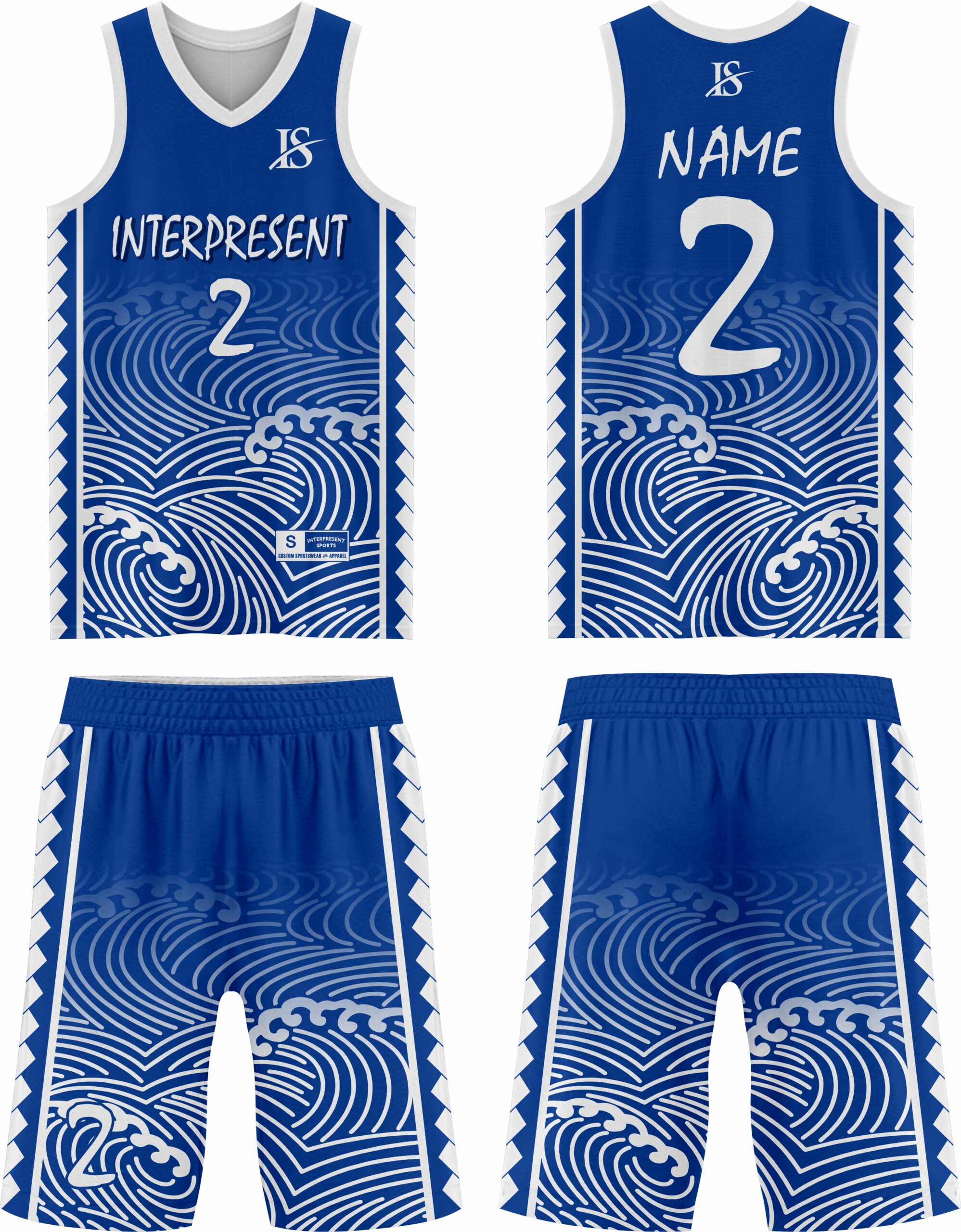 Blue BasketBall Uniform