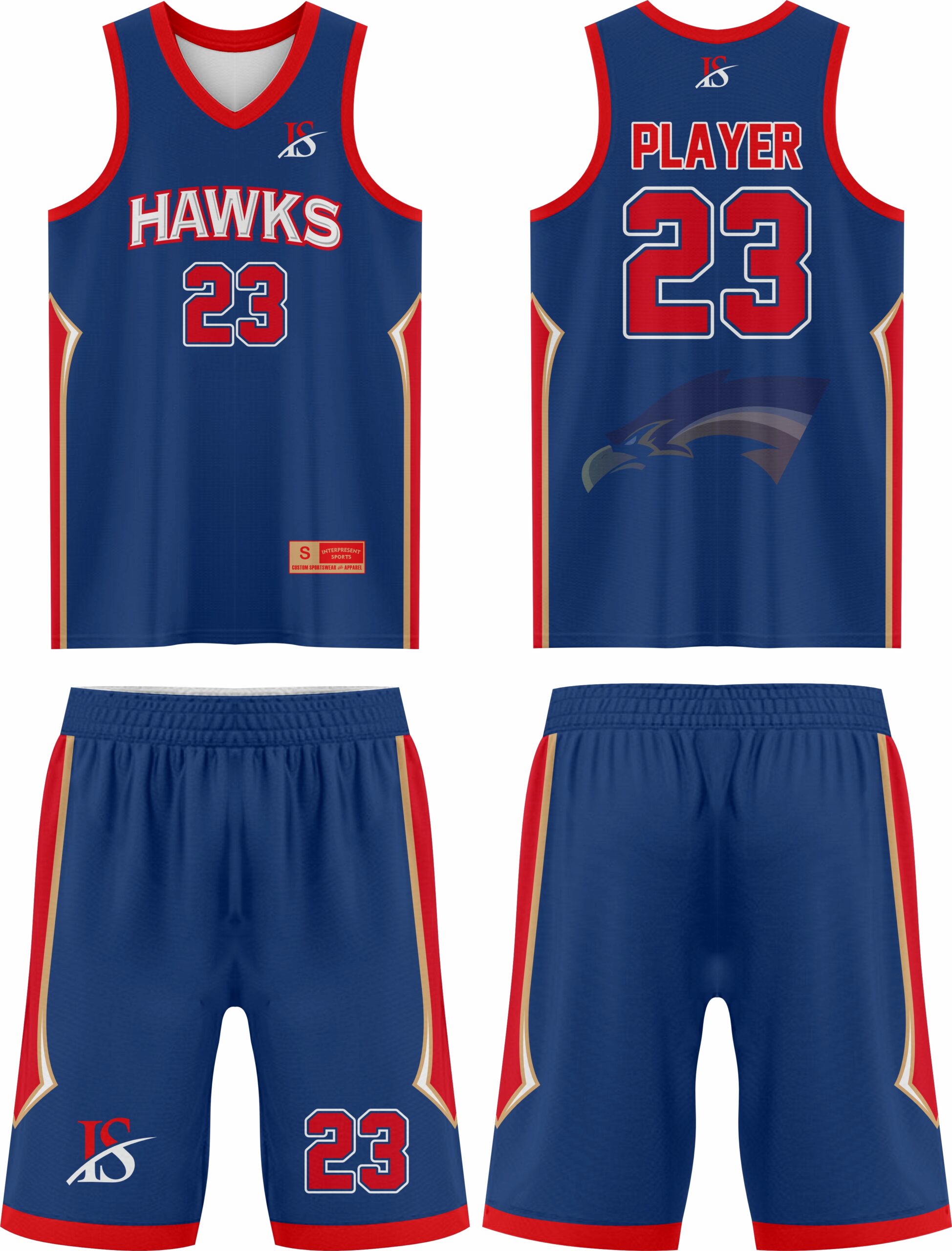 Royal-Blue BasketBall Uniform