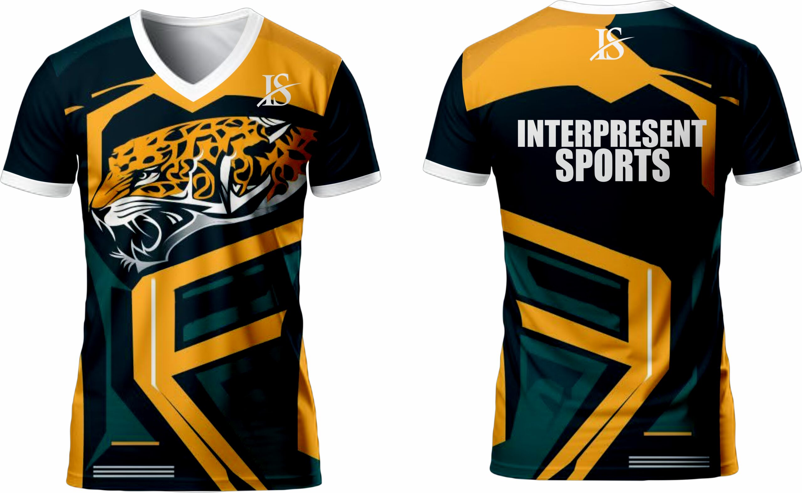 Yellow & Black Sublimation T-Shirt