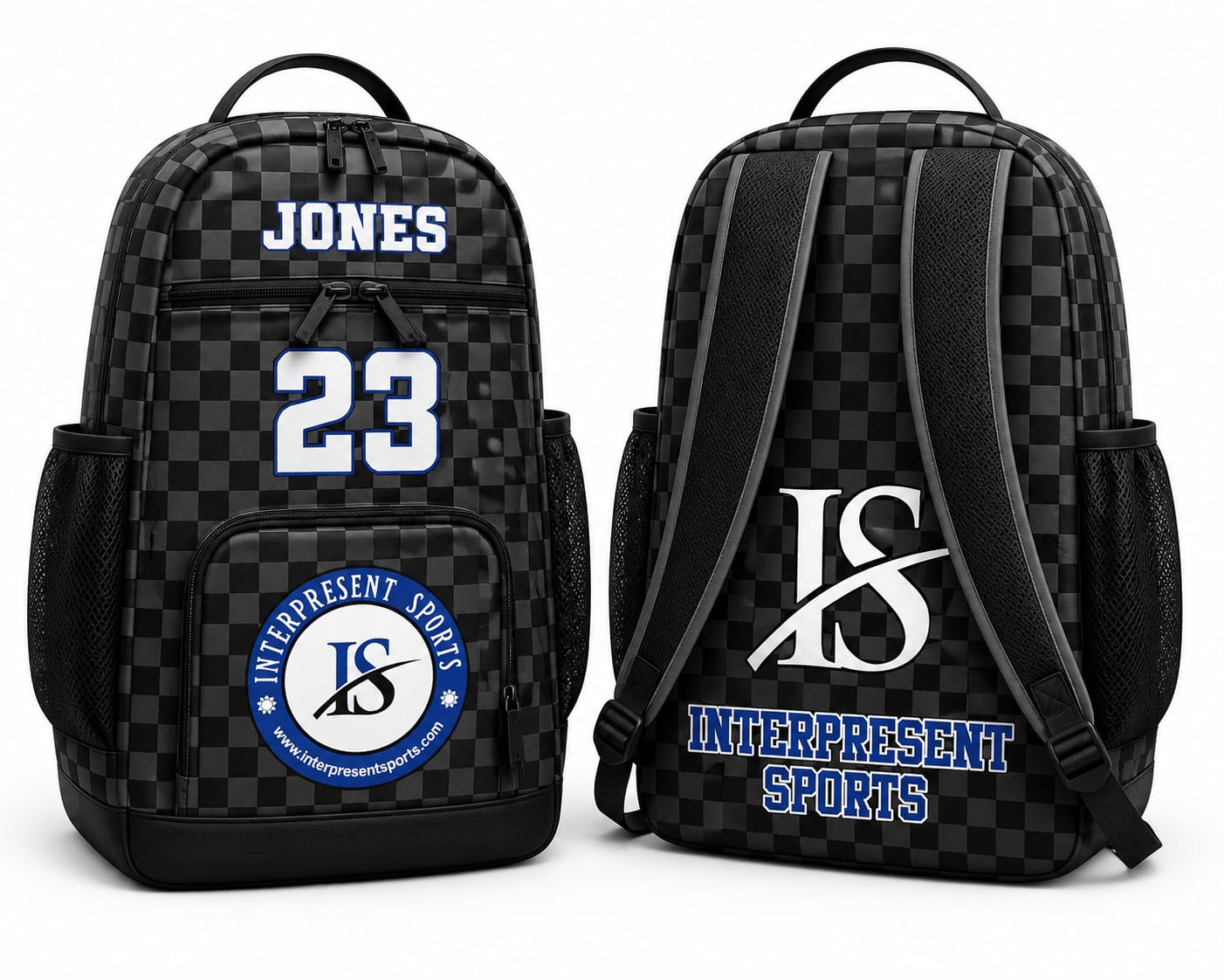 Customized Black Sports Bag