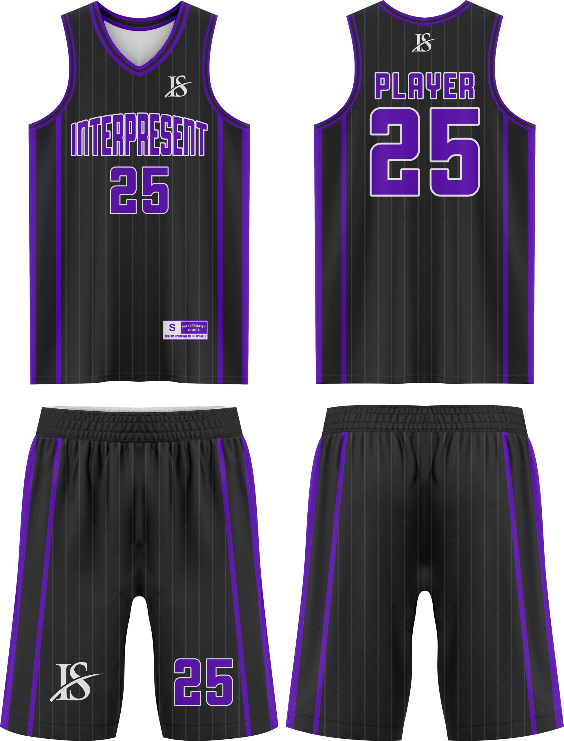 Purple BasketBall Uniform