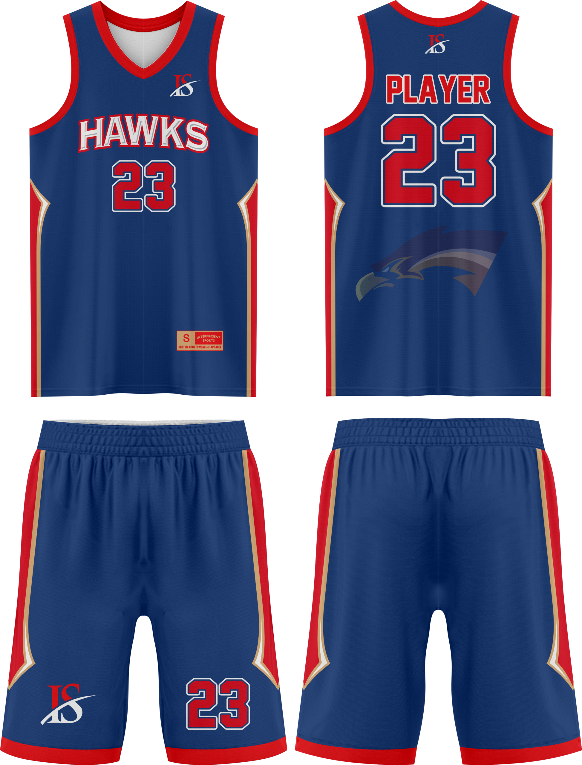 Royal-Blue BasketBall Uniform