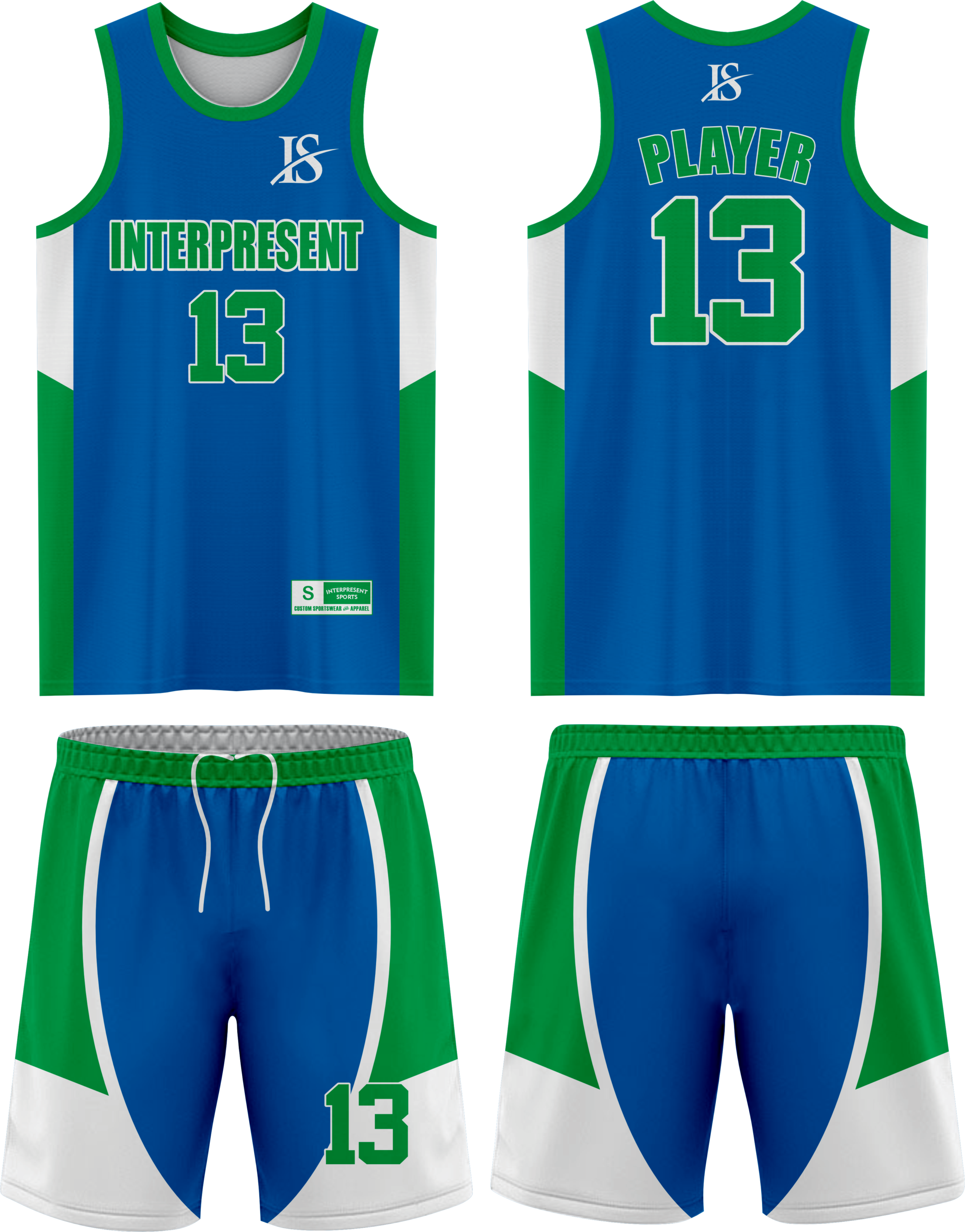 Sky-BlueBasketBall Uniform