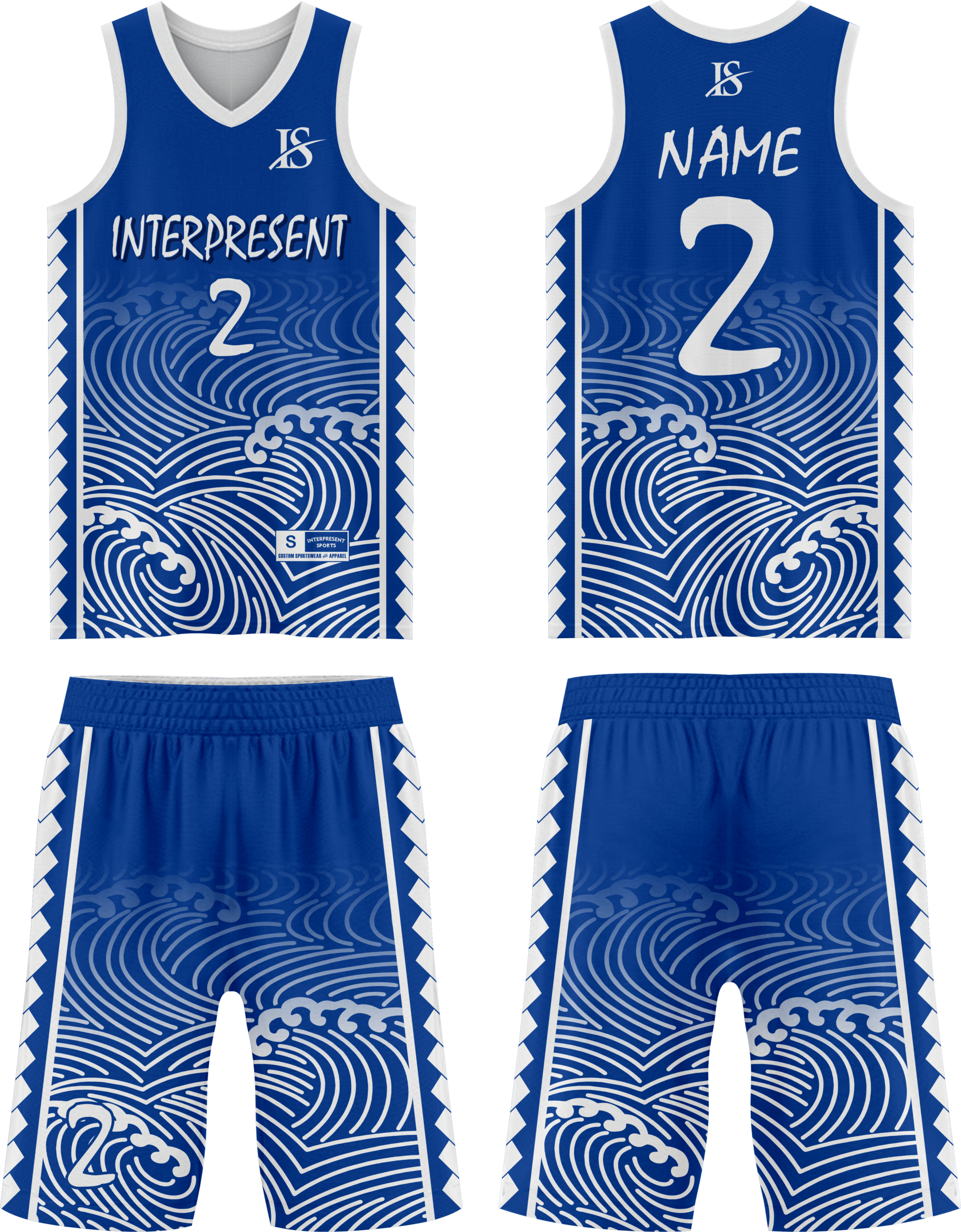Blue BasketBall Uniform