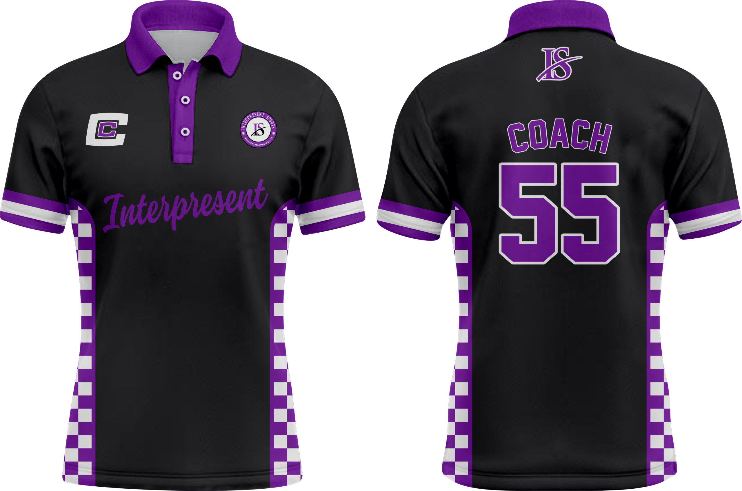 Black & Purple Coach T-Shirt