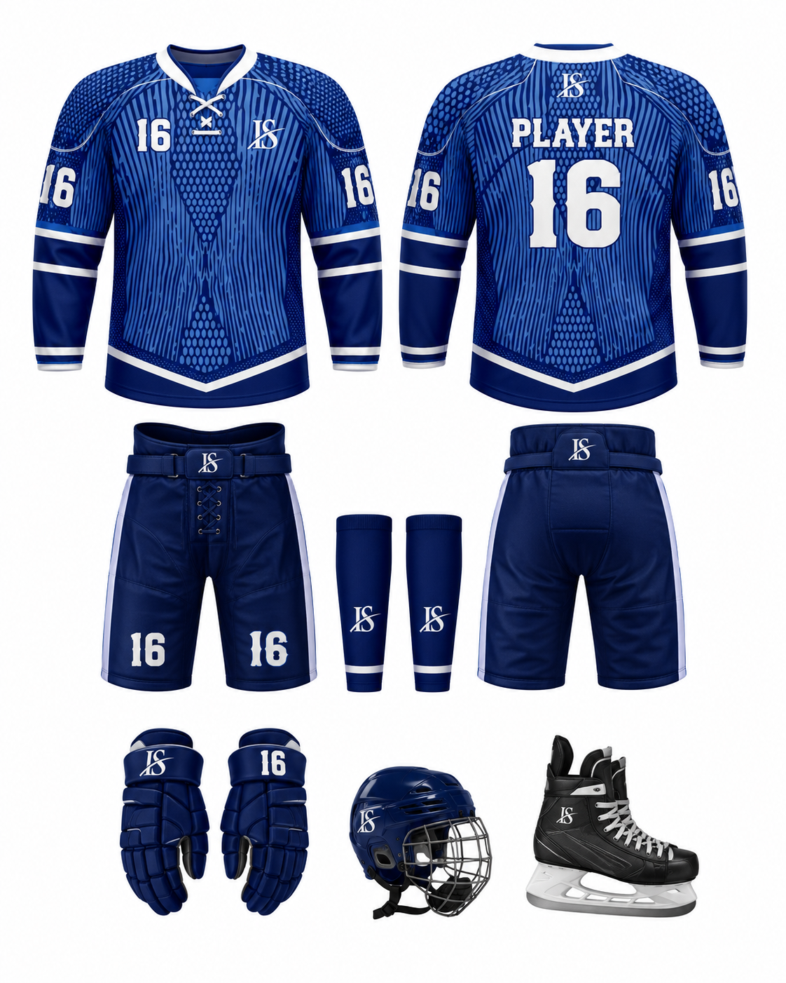 Blue Ice-Hockey Uniform
