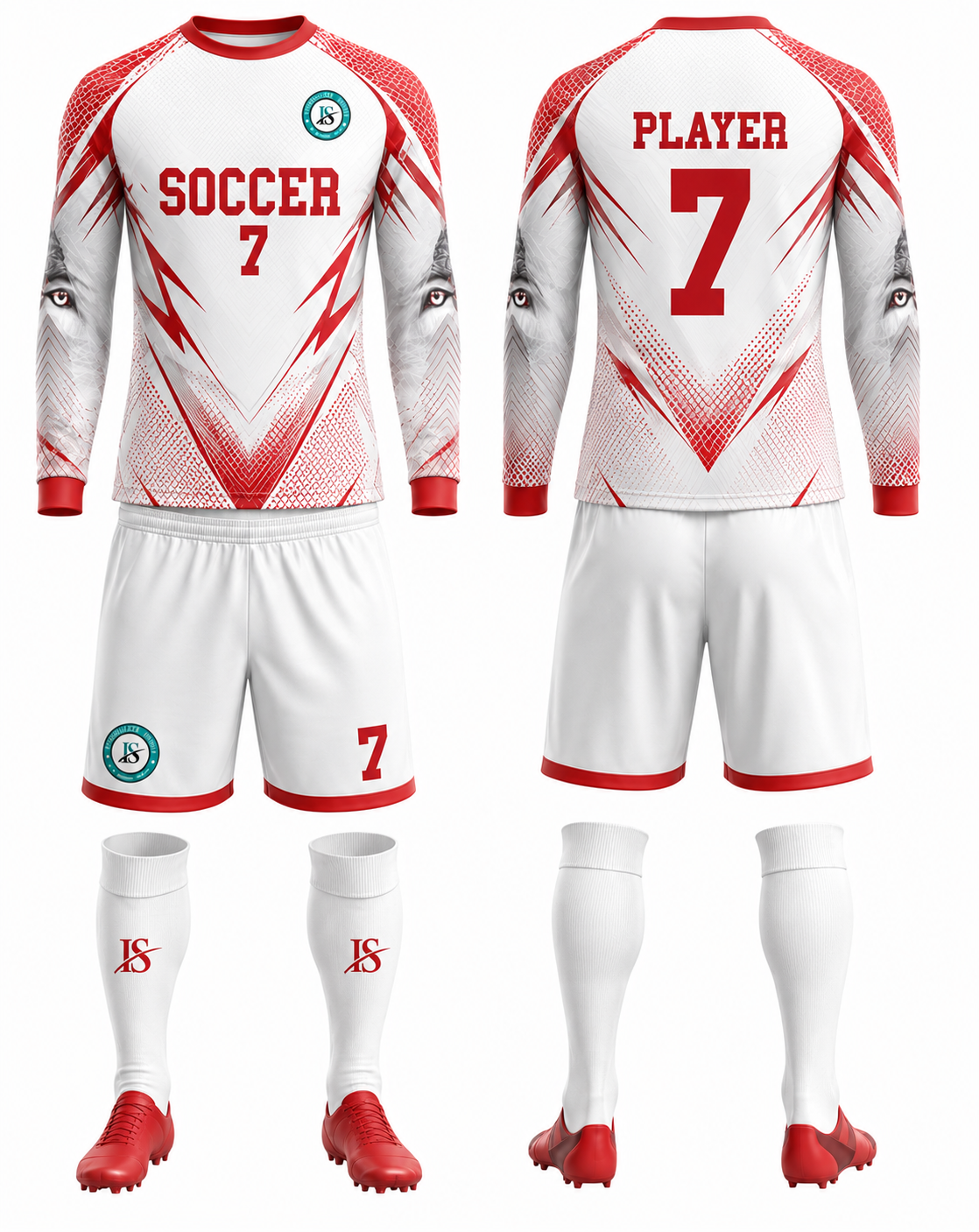 White Goal-Keeper Uniform