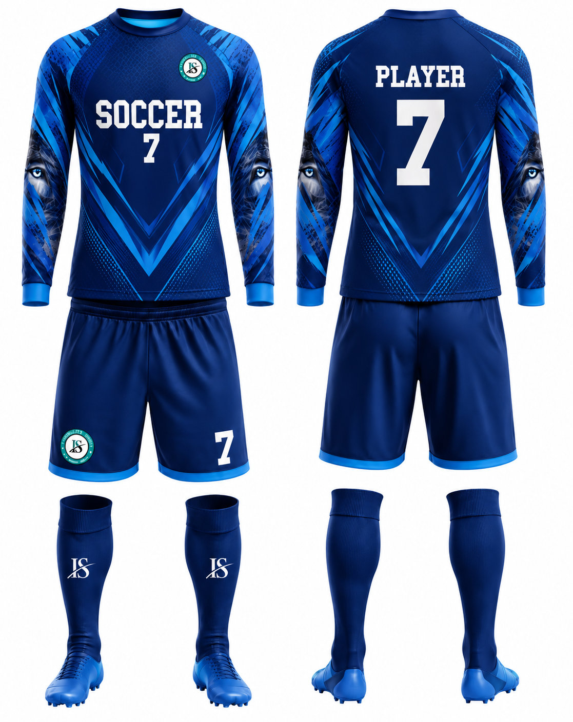 Blue Goal-Keeper Uniform