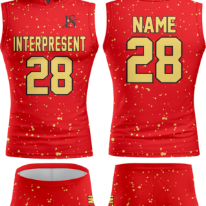 Dotted Red 7v7 Uniform
