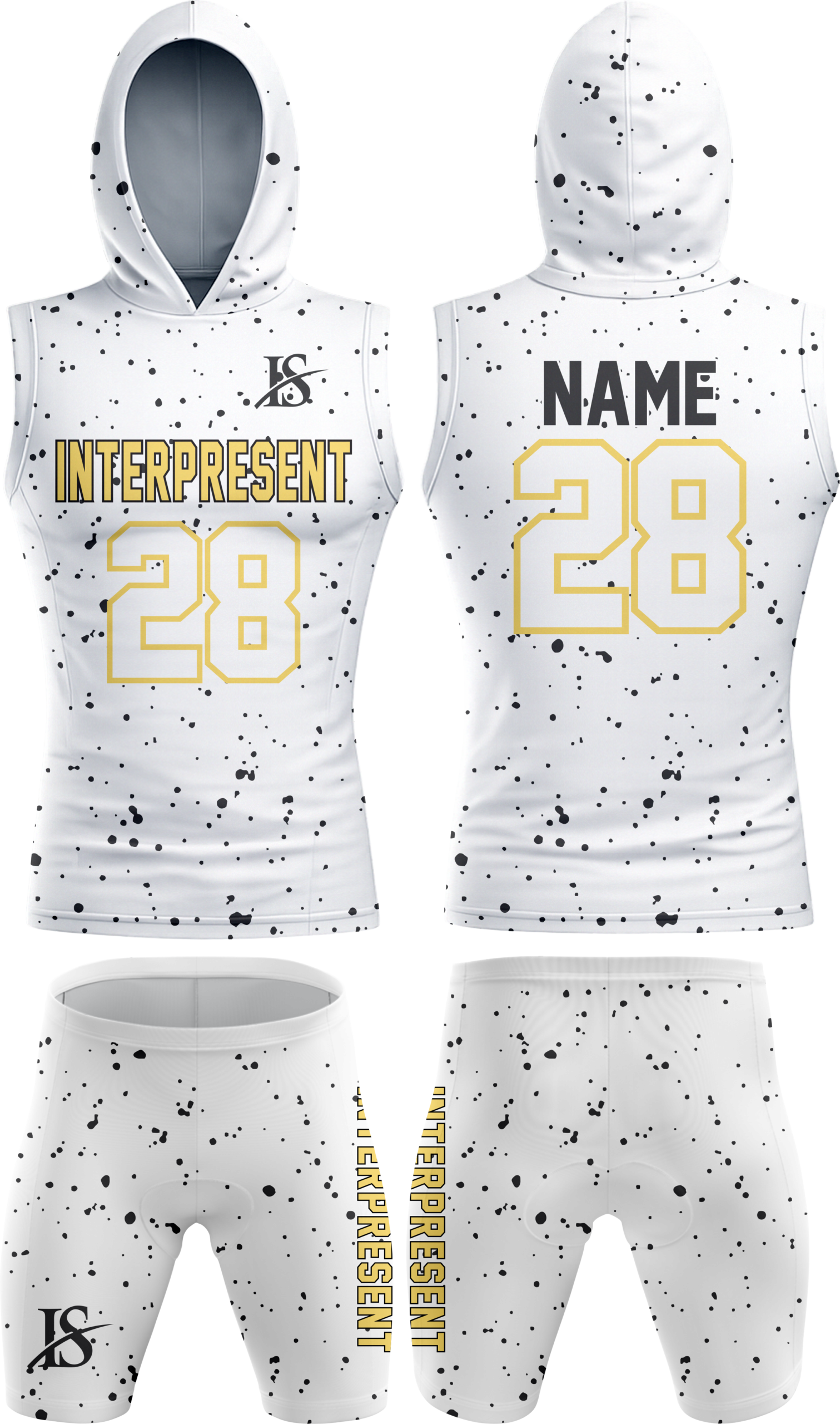 Dotted White 7v7 Uniform