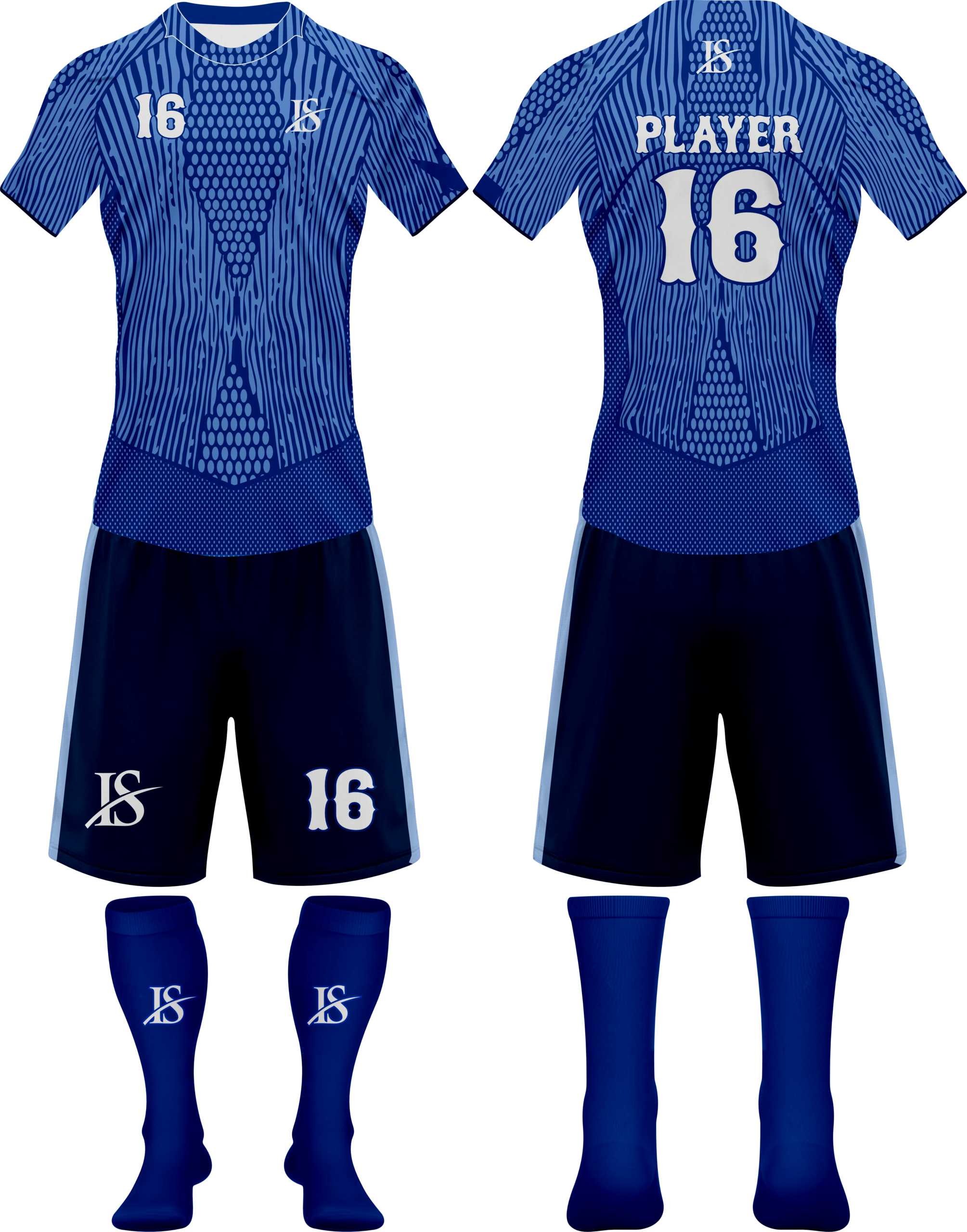 Blue Soccer Uniform