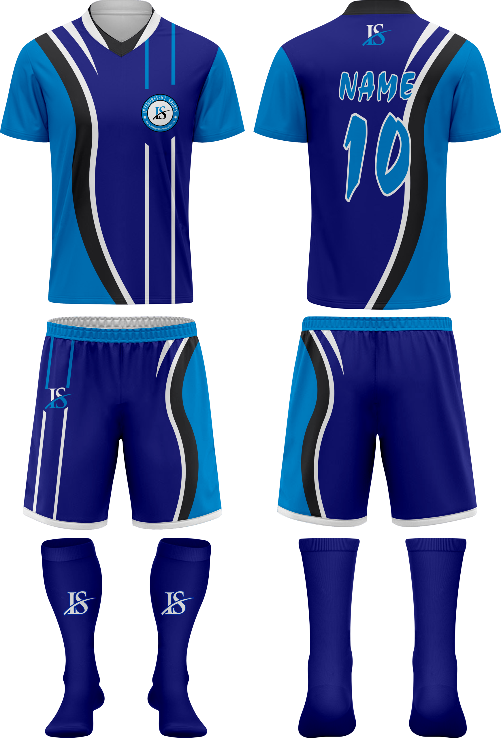 Blue Soccer Uniform