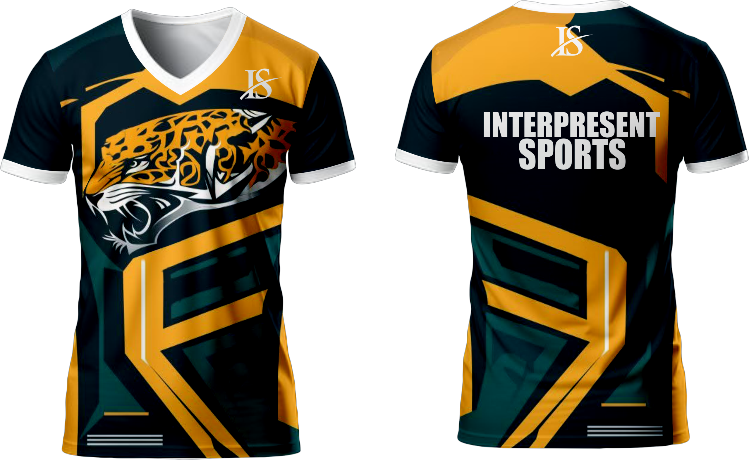 Yellow & Black Sublimation T-Shirt