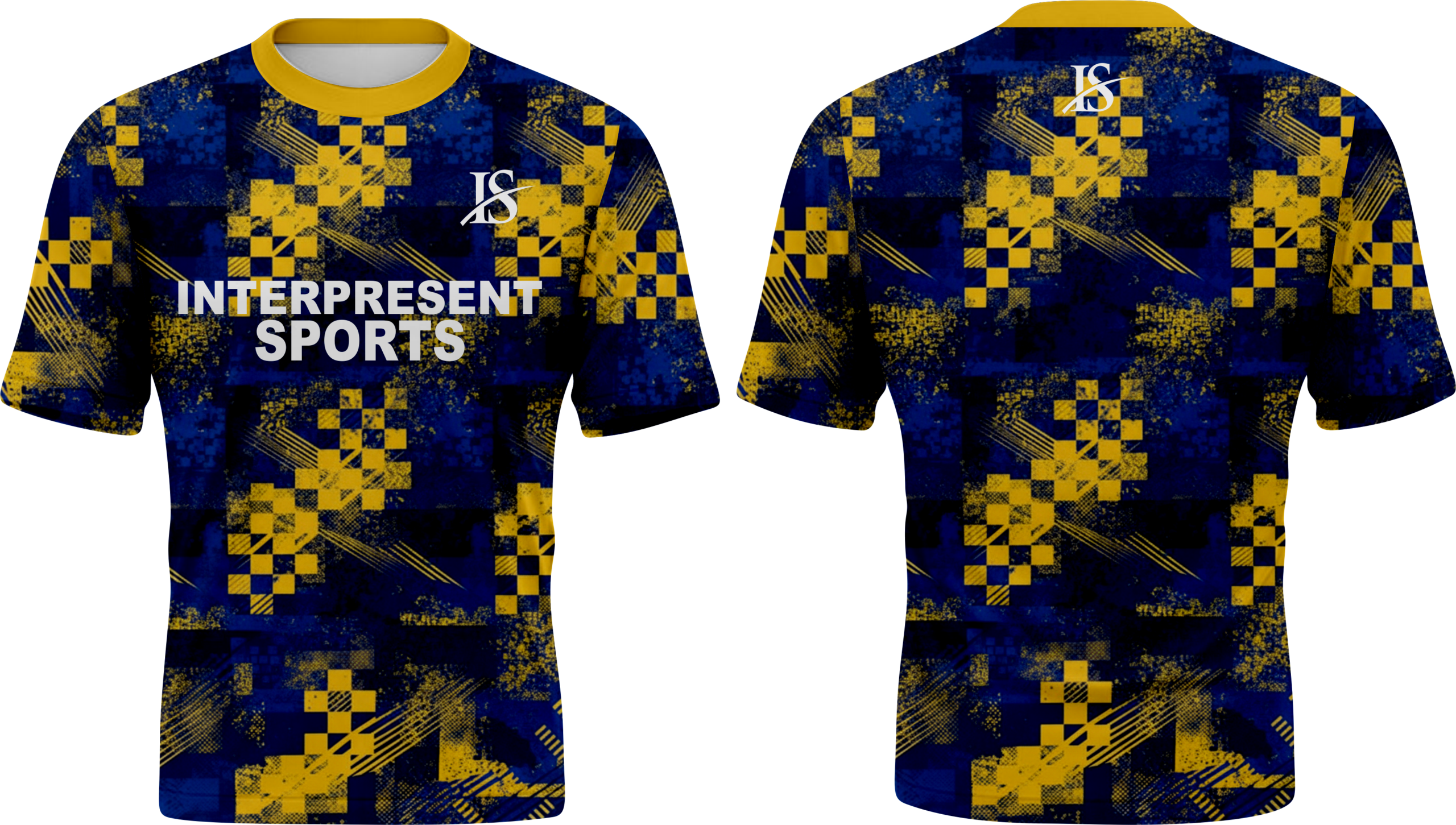 Blue & Yellow Sublimation T-Shirt