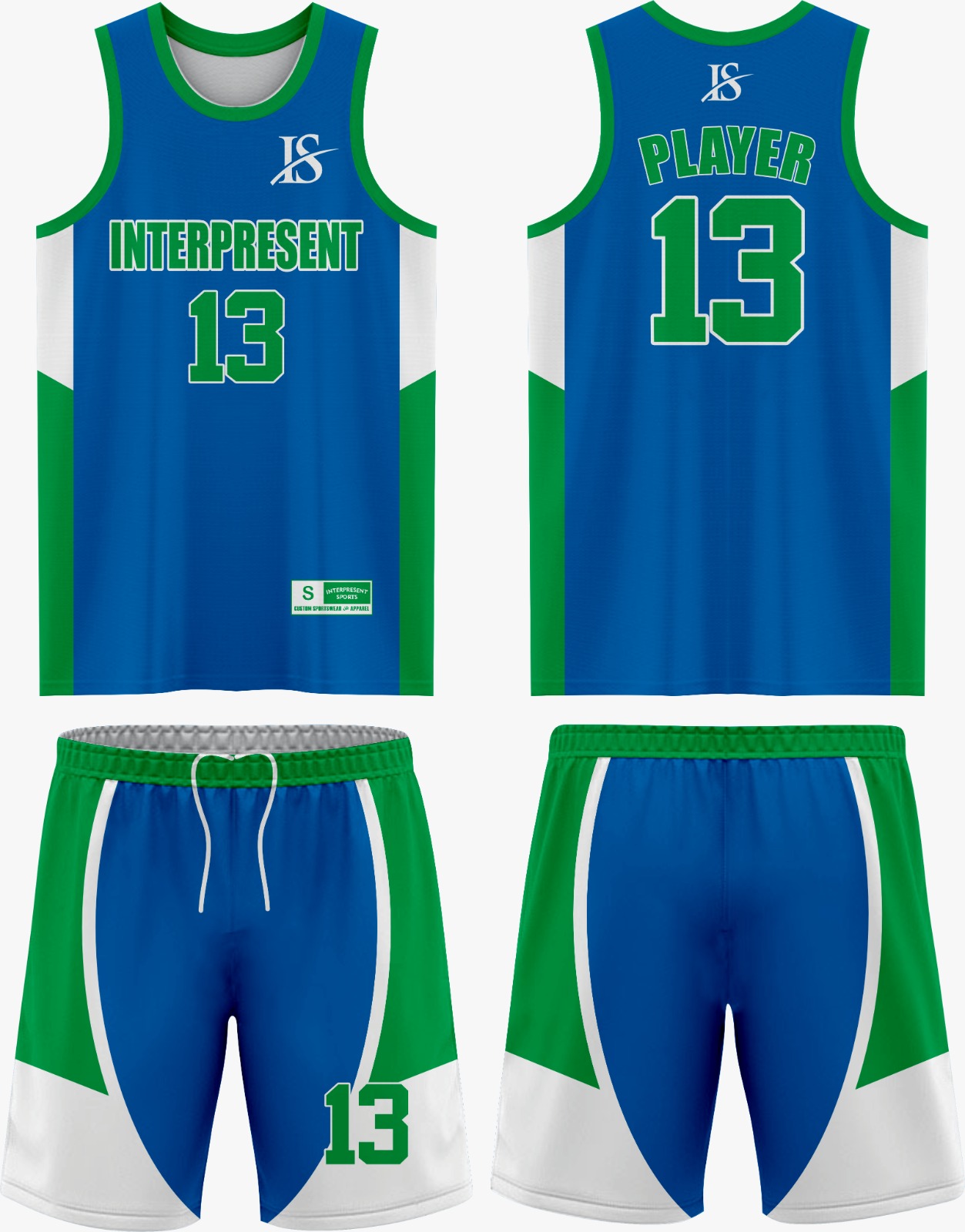 Sky-BlueBasketBall Uniform