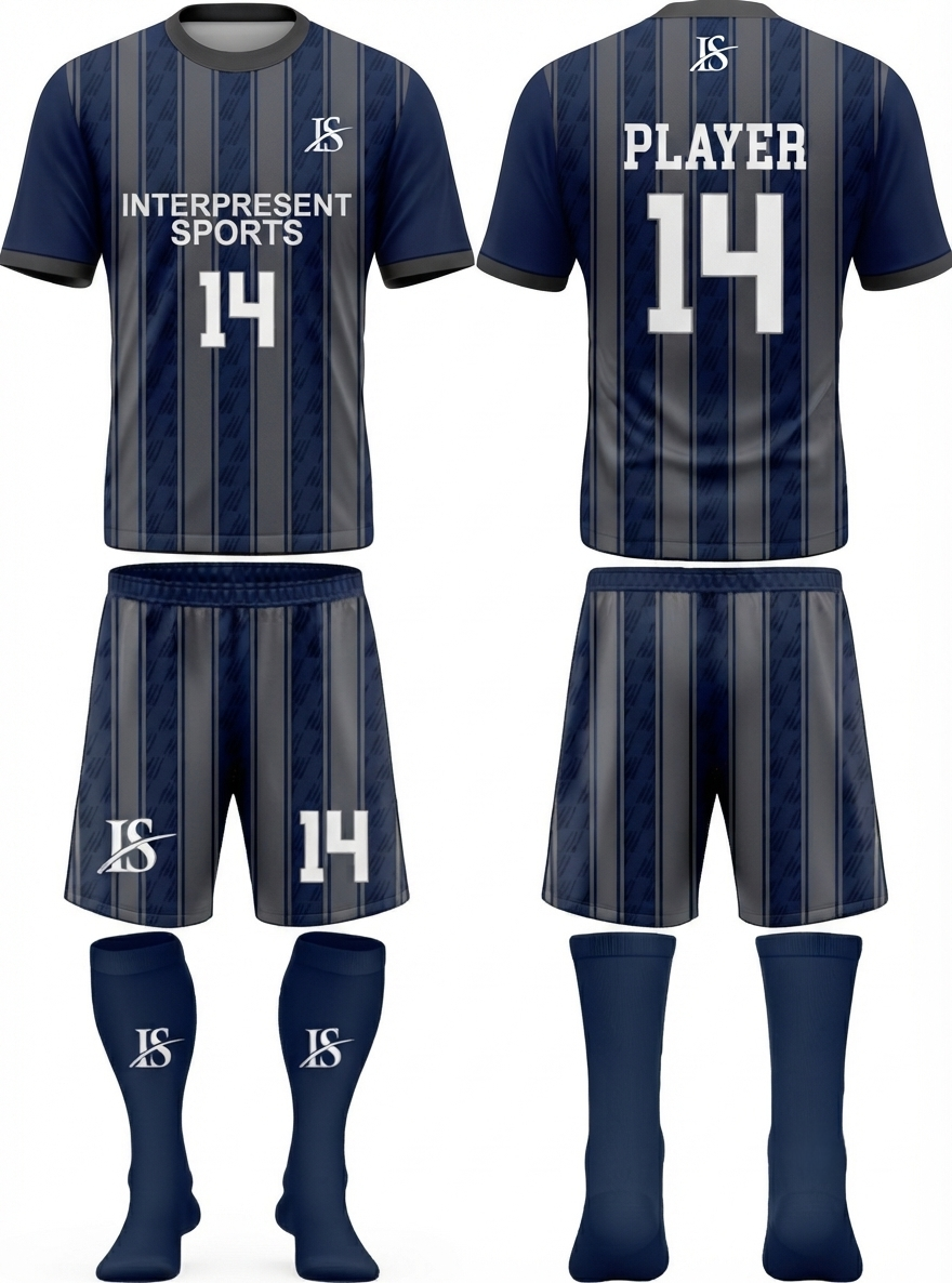 Dark Blue Soccer Uniform